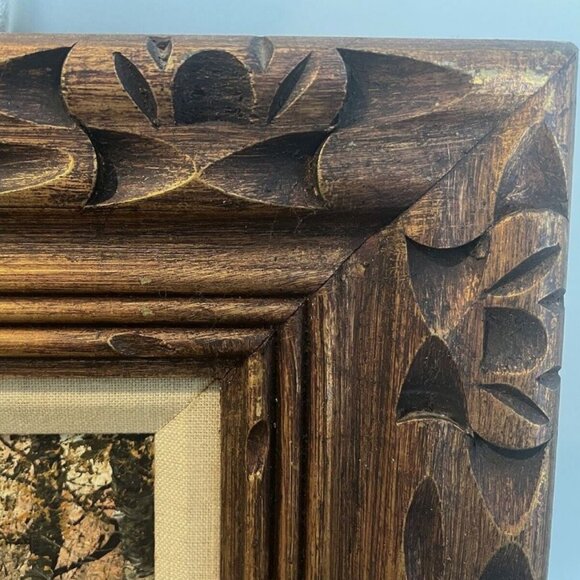 Woodland Landscape Framed Oil Painting on Canvas (signed S. Warren) - Picture 7 of 8